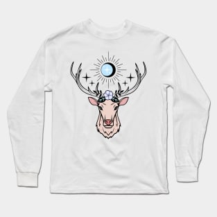 Moon Stag Long Sleeve T-Shirt